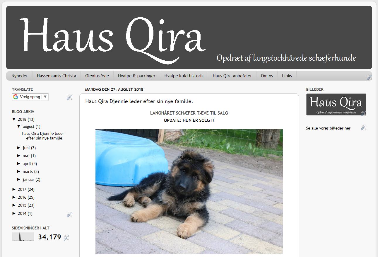 Haus Qira’s har fået ny hjemmeside